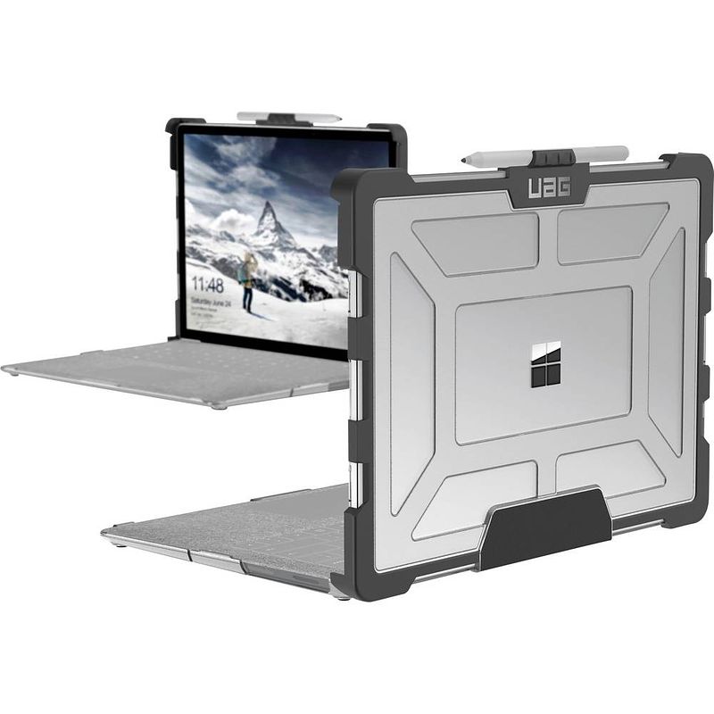 Foto van Urban armor gear laptophoes plasma surface geschikt voor max. (laptop): 34,3 cm (13,5) ice, transparant