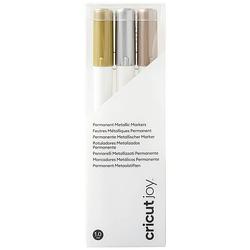 Foto van Cricut permanent markers 1.0mm, 3er stiftset goud, zilver, koper