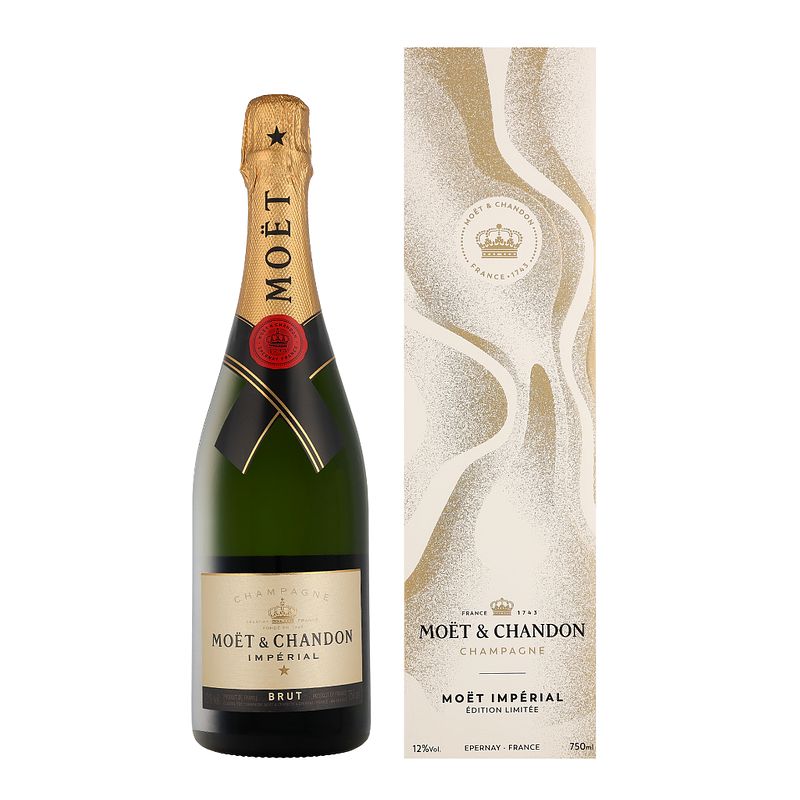 Foto van Moet & chandon brut eoy 2023 75cl wijn + giftbox