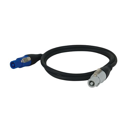 Foto van Dap powercable blauw vergrendelbaar m/f 3m