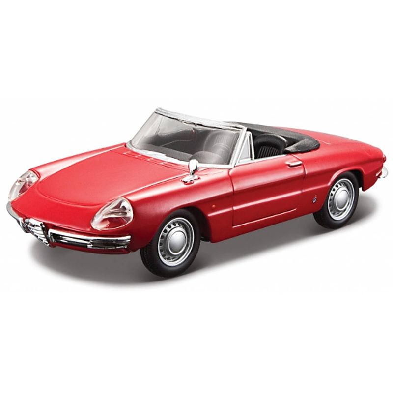 Foto van Schaalmodel alfa romeo spider 1966 rood 1:32 - speelgoed auto'ss