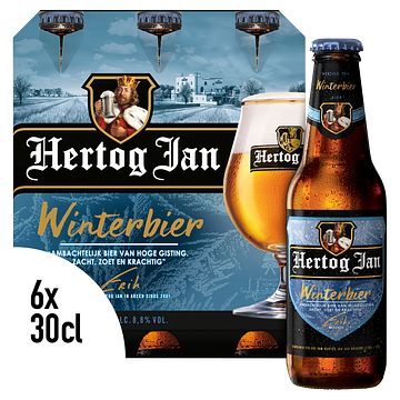 Foto van 2e halve prijs | hertog jan winterbier flessen 6 x 300ml aanbieding bij jumbo