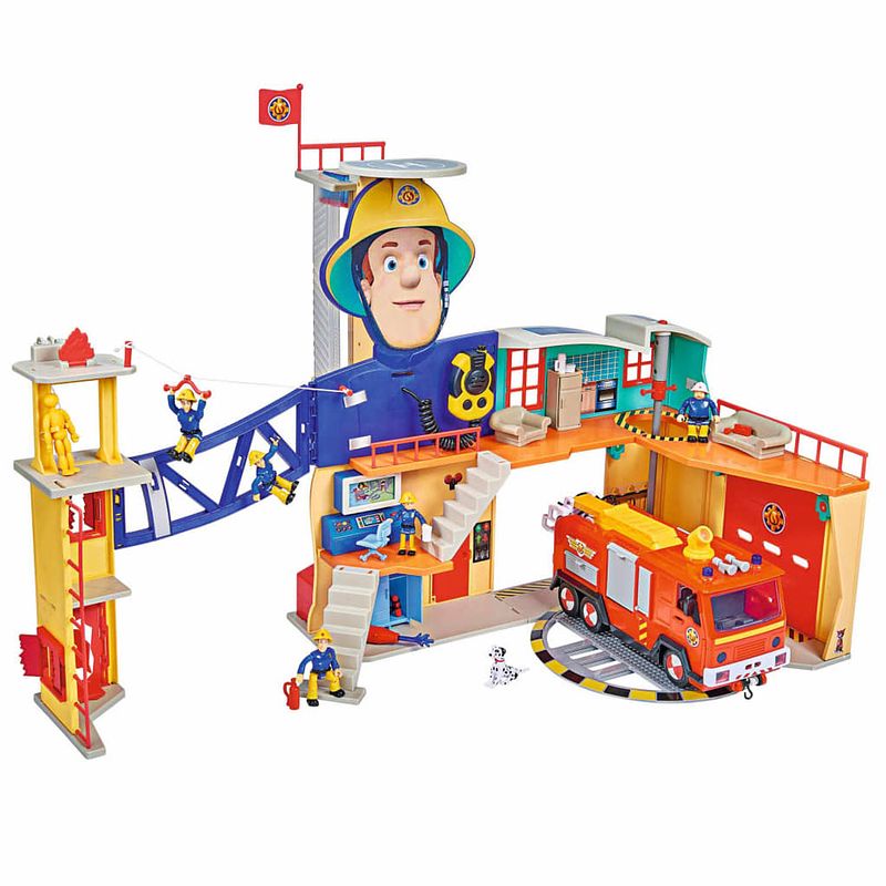 Foto van Fireman sam brandweerkazerne speelset meerkleurig