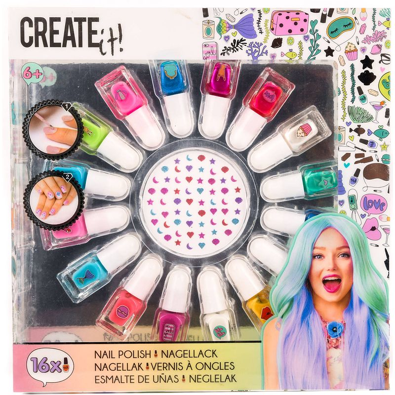 Foto van Nagellak set create it met vijl 16-delig