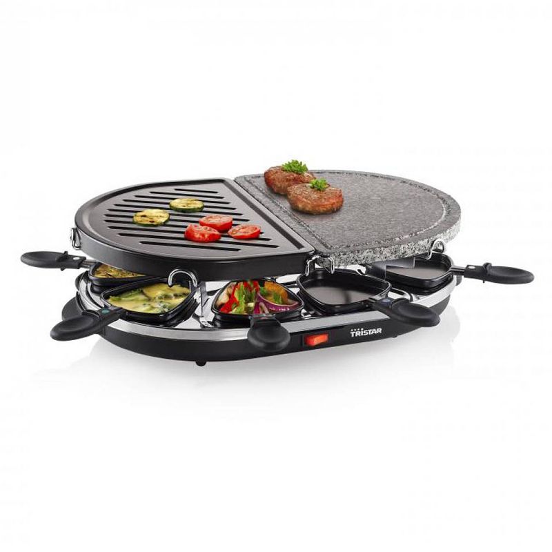 Foto van Tristar raclette steengrill ra-2946