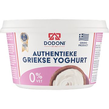 Foto van Dodoni authentieke griekse yoghurt 0% vet 500g bij jumbo