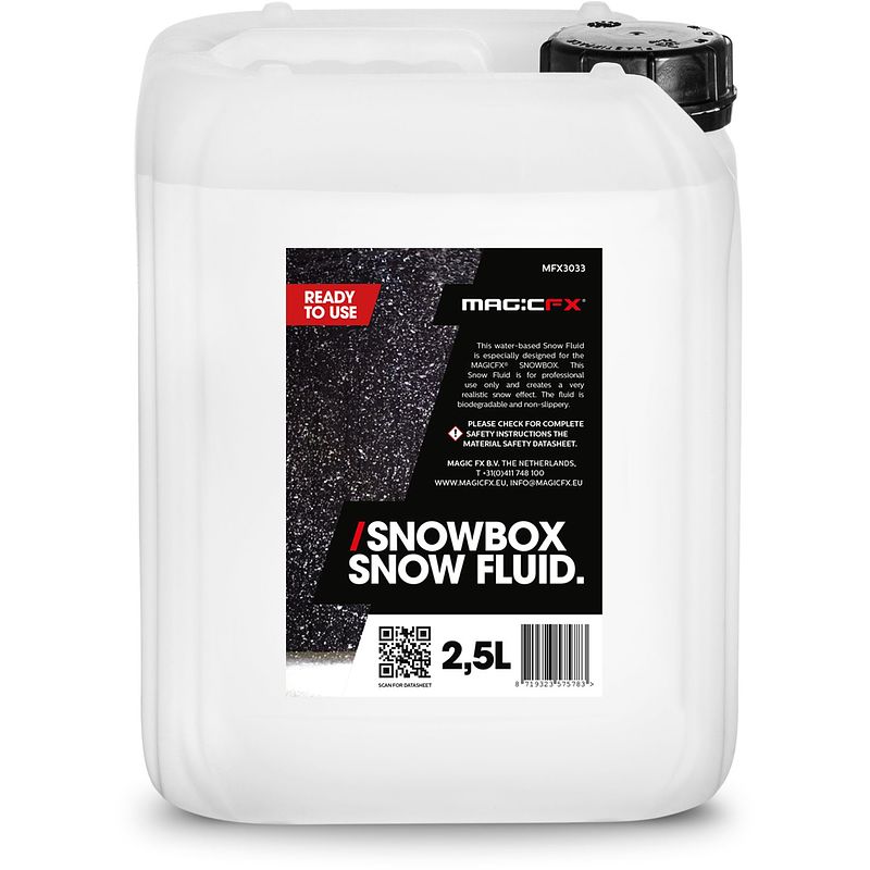 Foto van Magic fx snowbox snow fluid 2.5l sneeuwvloeistof