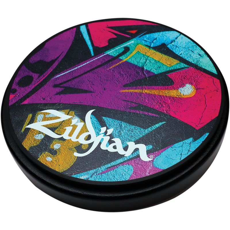 Foto van Zildjian graffiti pad 6 inch oefenpad met unieke print