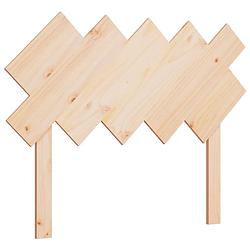 Foto van The living store houten hoofdeinde - 104 x 3 x 80.5 cm - massief grenenhout