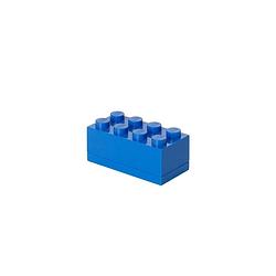 Foto van Set van 6 - opbergbox mini 8, blauw - lego