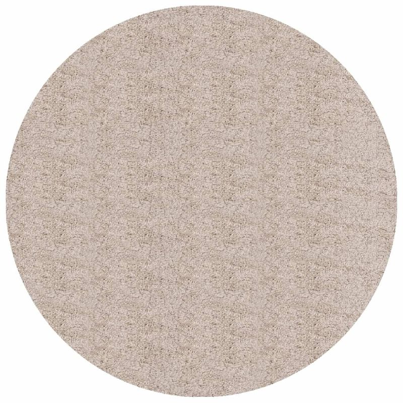 Foto van Vidaxl vloerkleed pamplona shaggy hoogpolig modern ø 100 cm beige