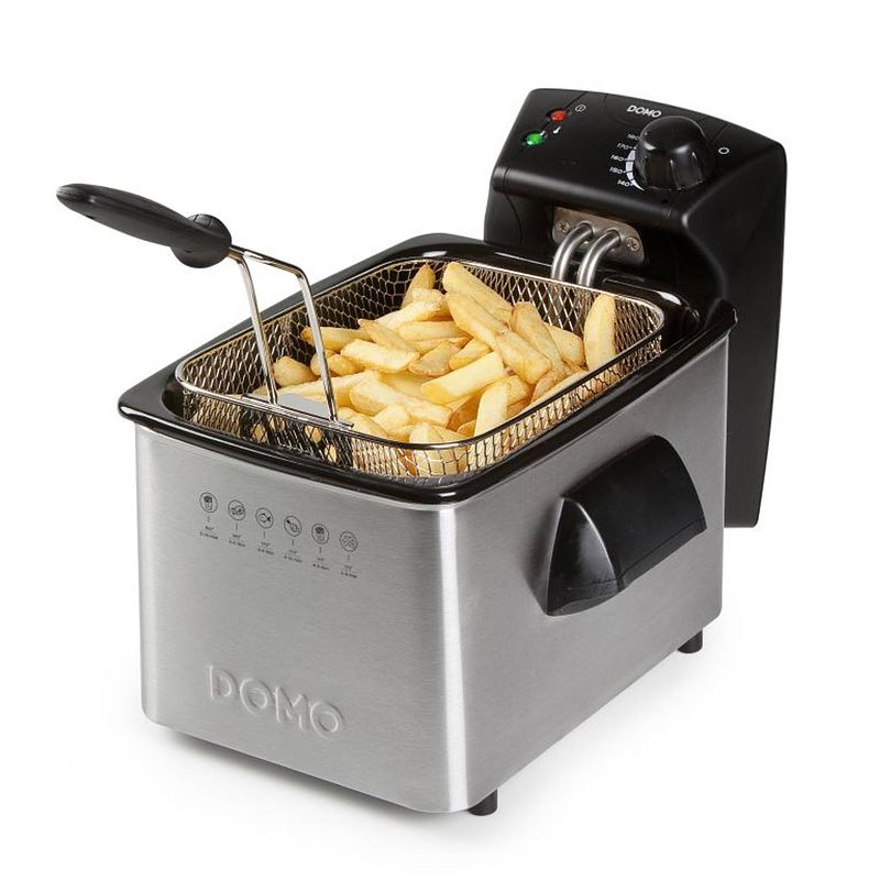 Foto van Domo do464fr friteuse rvs 3l