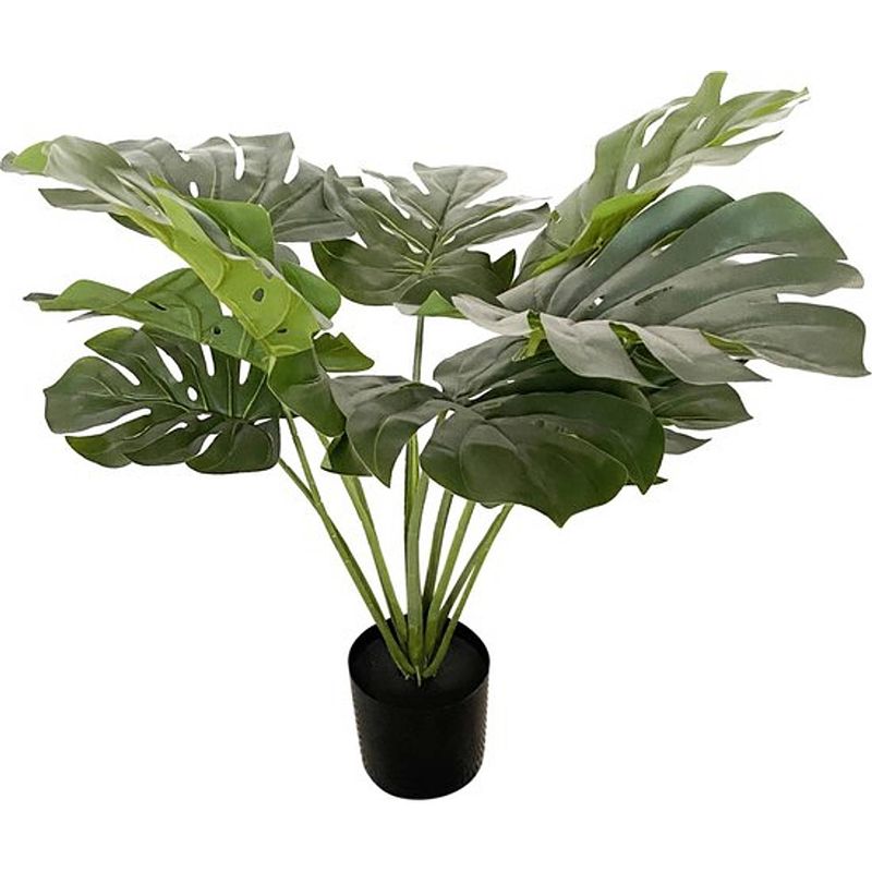 Foto van Greendream kunstplant - monstera deliciosa - gatenplant - kamerplant - 60cm