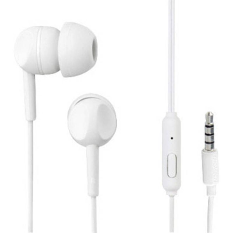 Foto van Thomson ear3005w inear ohrhoerer in ear oordopjes kabel wit noise cancelling headset