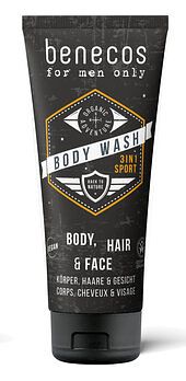 Foto van Benecos for men 3-in-1 body wash