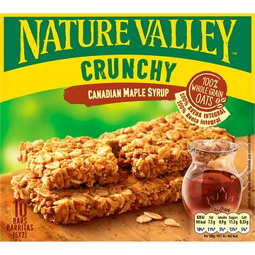 Foto van Nature valley crunchy canadian maple syrup 5 x 42g bij jumbo