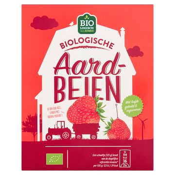 Foto van Jumbo diepvries aardbeien biologisch 225g