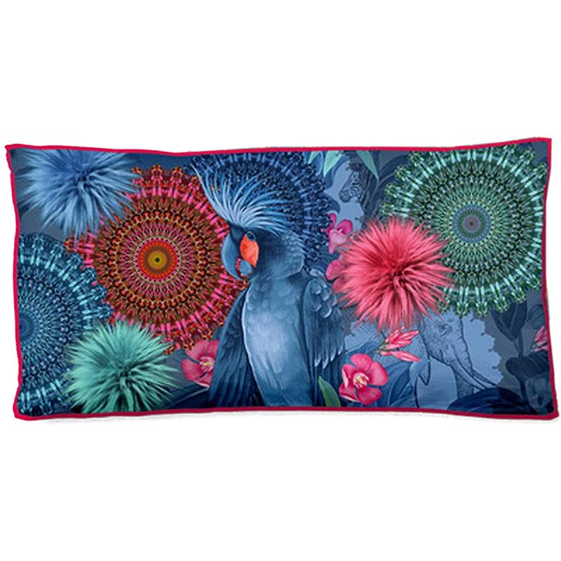 Foto van Hip sierkussen ofelia 60 x 30 cm polyester blauw