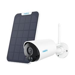 Foto van Reolink argus series b320 met zonnepaneel ip-camera wit