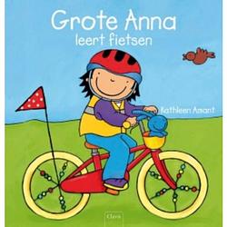 Foto van Grote anna leert fietsen