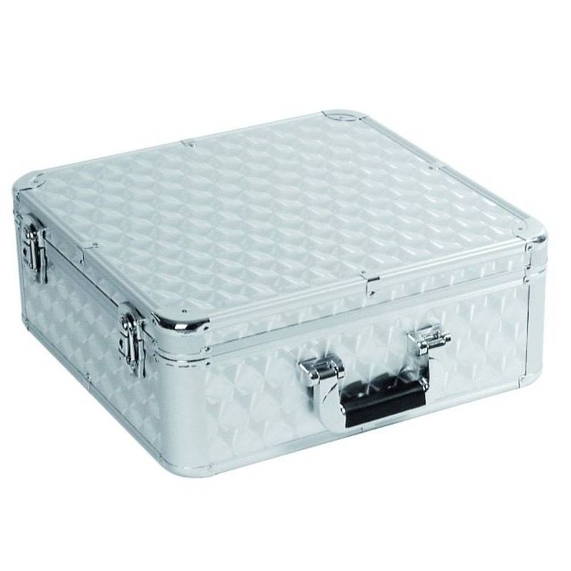 Foto van Cd-case alu flightcase (l x b x h) 190 x 430 x 430 mm