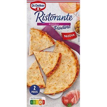 Foto van Dr. oetker ristorante piadina diavola flatbread 2 stuks bij jumbo