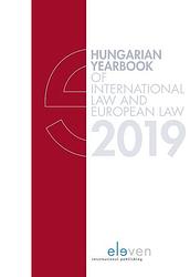 Foto van Hungarian yearbook of international law and european law 2019 - ebook (9789460944246)