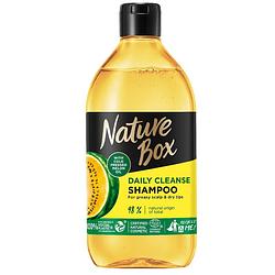 Foto van Melon oil reinigende shampoo voor vette hoofdhuid en droge punten met gele watermeloenzaadolie 385ml