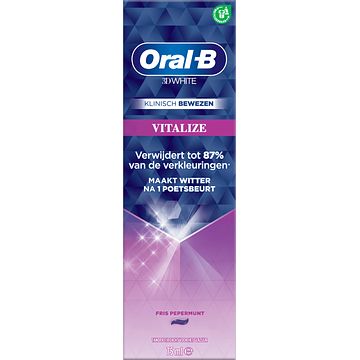 Foto van Oralb vitalizing fresh tandpasta 75ml bij jumbo