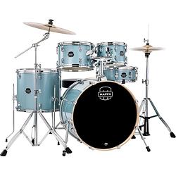 Foto van Mapex venus stage aqua blue sparkle 5-delig drumstel incl. bekkens en hardware