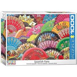 Foto van Eurographics colors of the world puzzel spaanse waaiers - 1000 stukjes