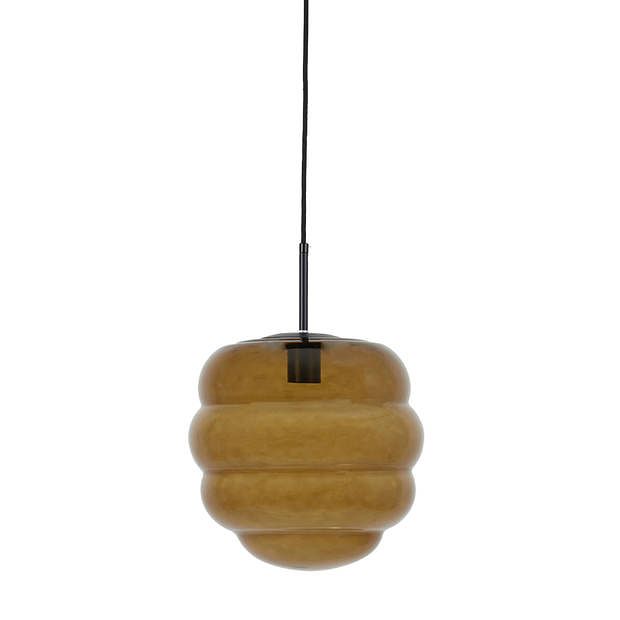 Foto van Light & living - hanglamp misty - 30x30x37 - bruin