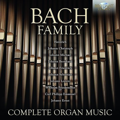 Foto van Bach family: complete organ music - cd (5028421958033)