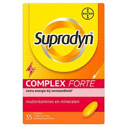 Foto van Supradyn complex forte tabletten (voedingssuplement), 35 stuks bij jumbo