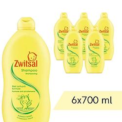 Foto van Voordeelverpakking: 6x zwitsal shampoo - 700 ml