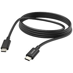 Foto van Hama usb-laadkabel usb 2.0 usb-c stekker, usb-c stekker 3 m zwart 00201593