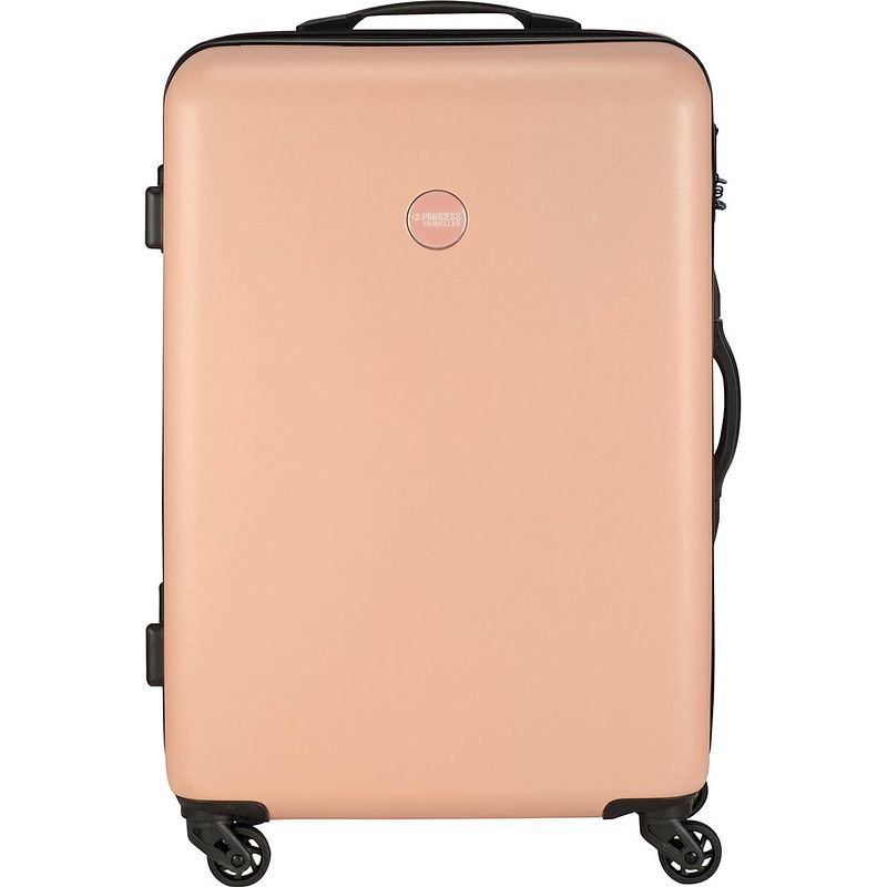 Foto van Princess traveller pt01 scale - reiskoffer met geintegreerde weegschaal - peony pink - m - 66cm