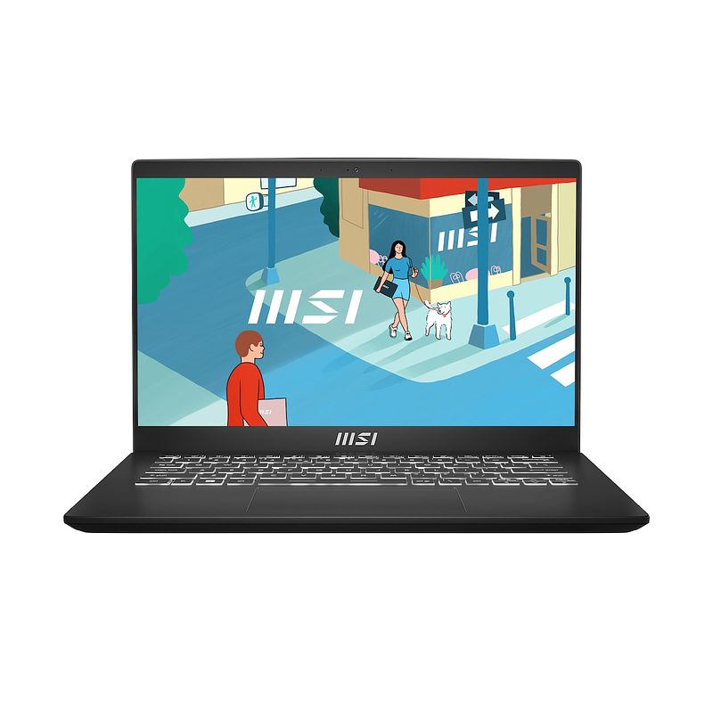 Foto van Msi modern 14 c12m-475nl -14 inch laptop