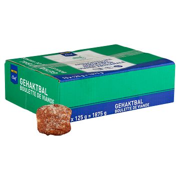 Foto van Metro chef ambachtelijke gehaktbal 15 x 125g bij jumbo