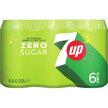 Foto van 7up free zero sugar blik 6 x 330ml bij jumbo