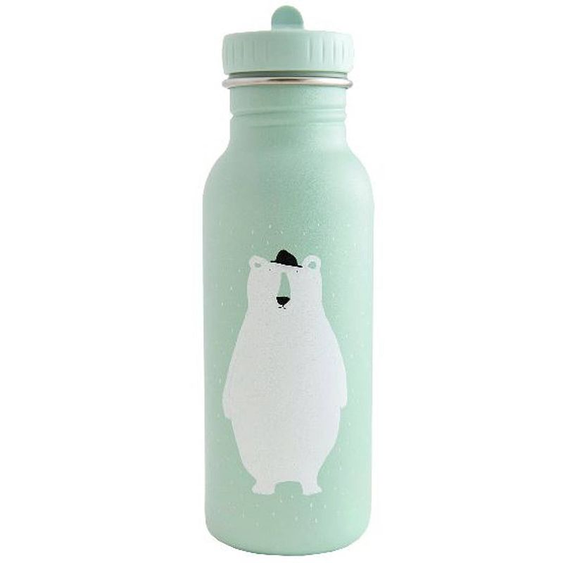 Foto van Trixie drinkbeker mr. polar bear junior 500 ml rvs mintgroen