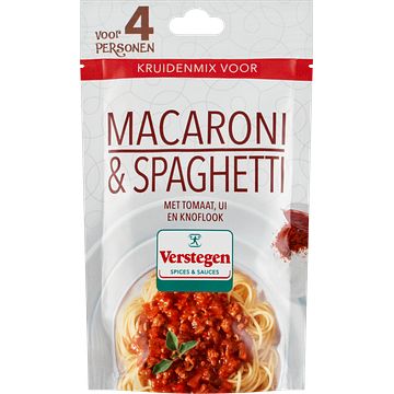 Foto van Verstegen mix voor macaroni & spaghetti 35g bij jumbo