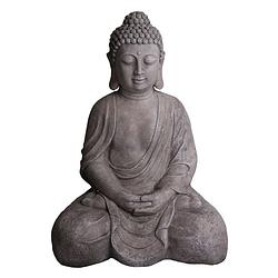 Foto van Boeddha beeld grijs 71 cm - beeldjes