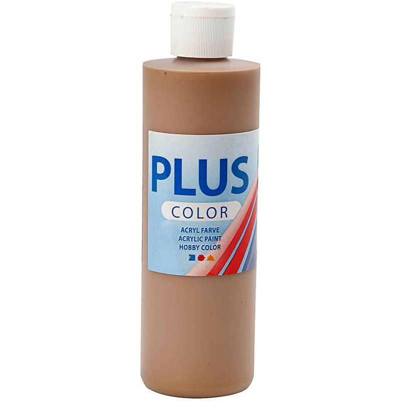 Foto van Packlinq plus color acrylverf. lichtbruin. 250 ml/ 1 fles