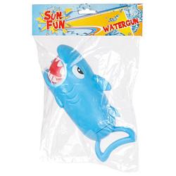 Foto van Sun fun waterpistool haai junior 19 cm blauw