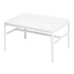 Foto van Grace coffee table/ottoman 67x50x36 cm alu white