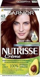 Foto van Garnier nutrisse crème permanente haarverf 4.5 mahonie bruin