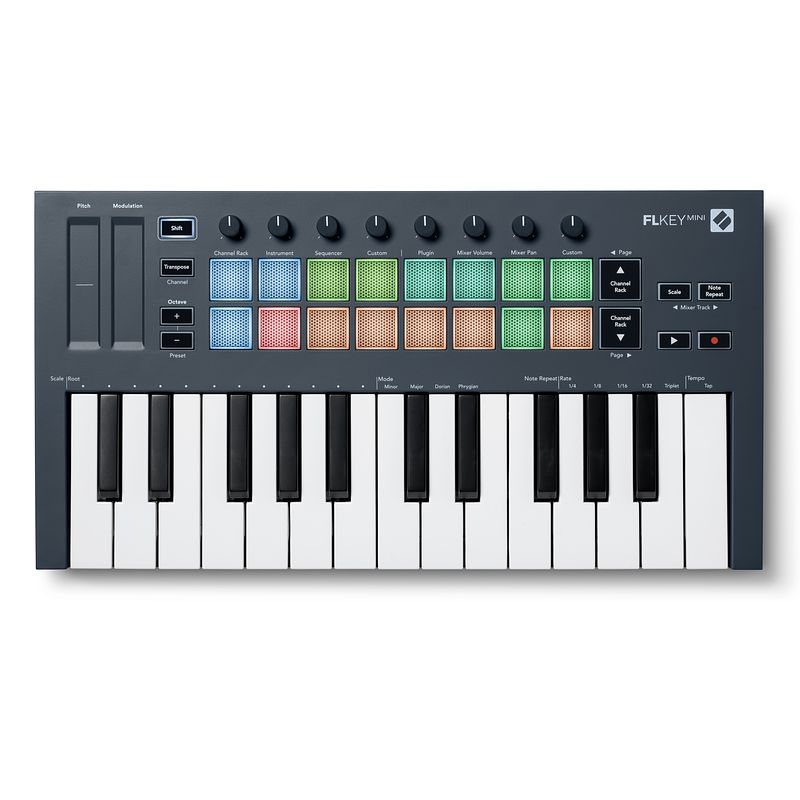 Foto van Novation flkey-mini usb/midi keyboard voor fl studio