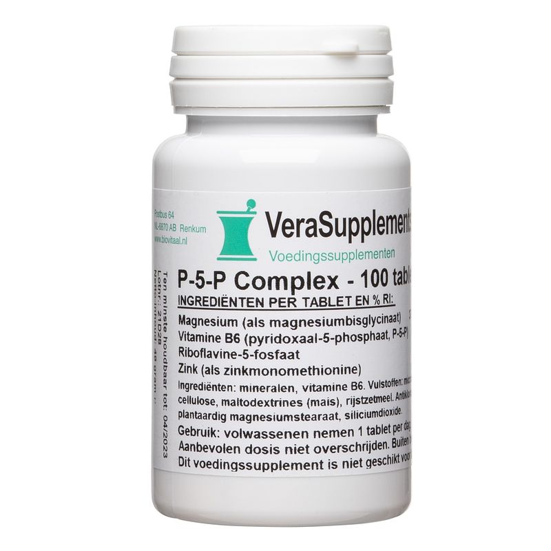 Foto van Verasupplements p-5-p complex tabletten