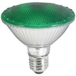 Foto van Omnilux 88043032 led-lamp e27 11 w groen (ø x l) 95 mm x 92 mm 1 stuk(s)